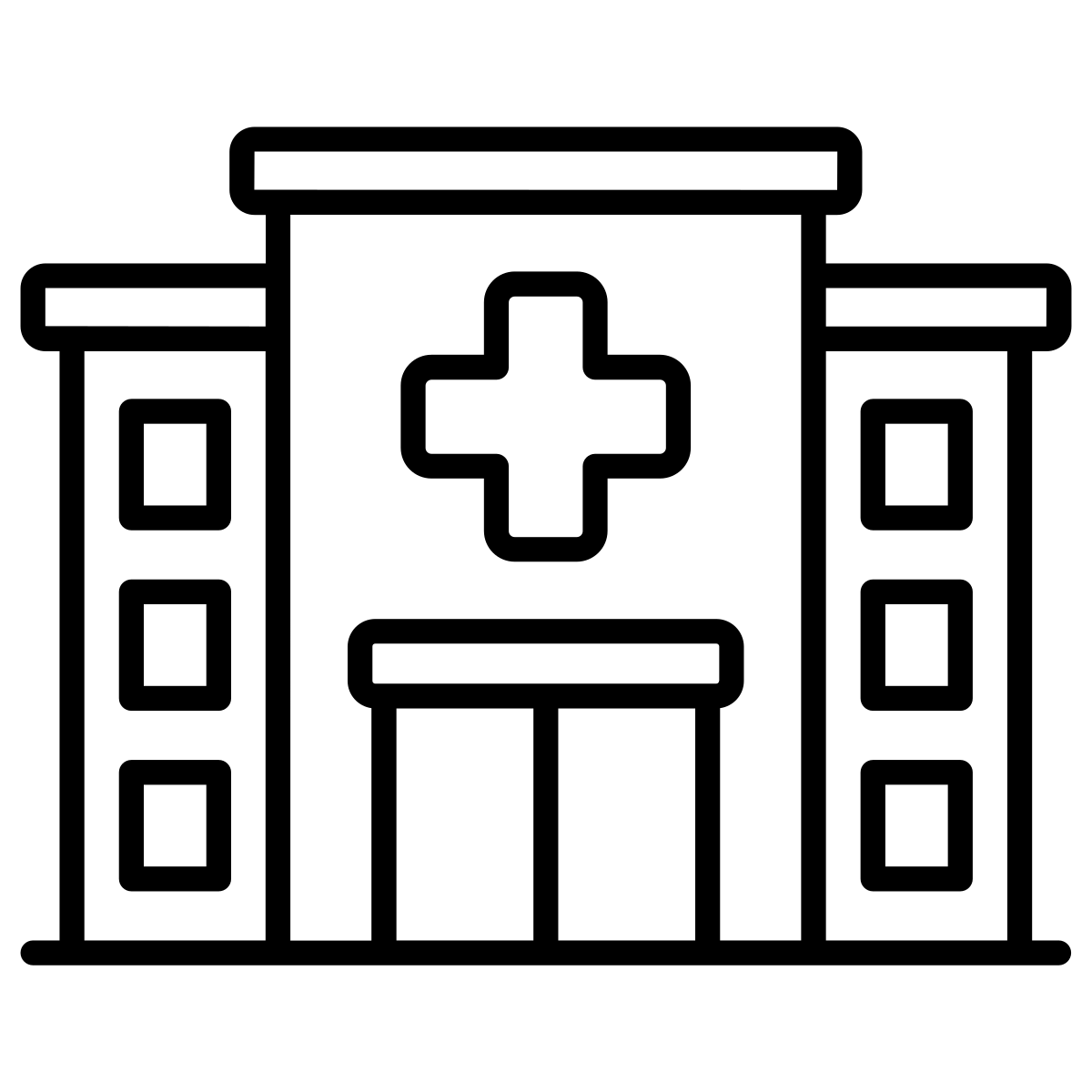 Public health clinic icon